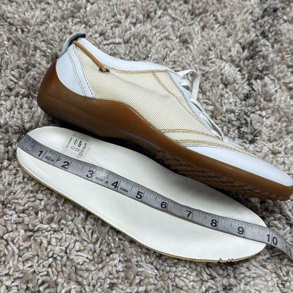 Tod’s White & Cream Leather Sneaker Size 7 - Picture 11 of 11